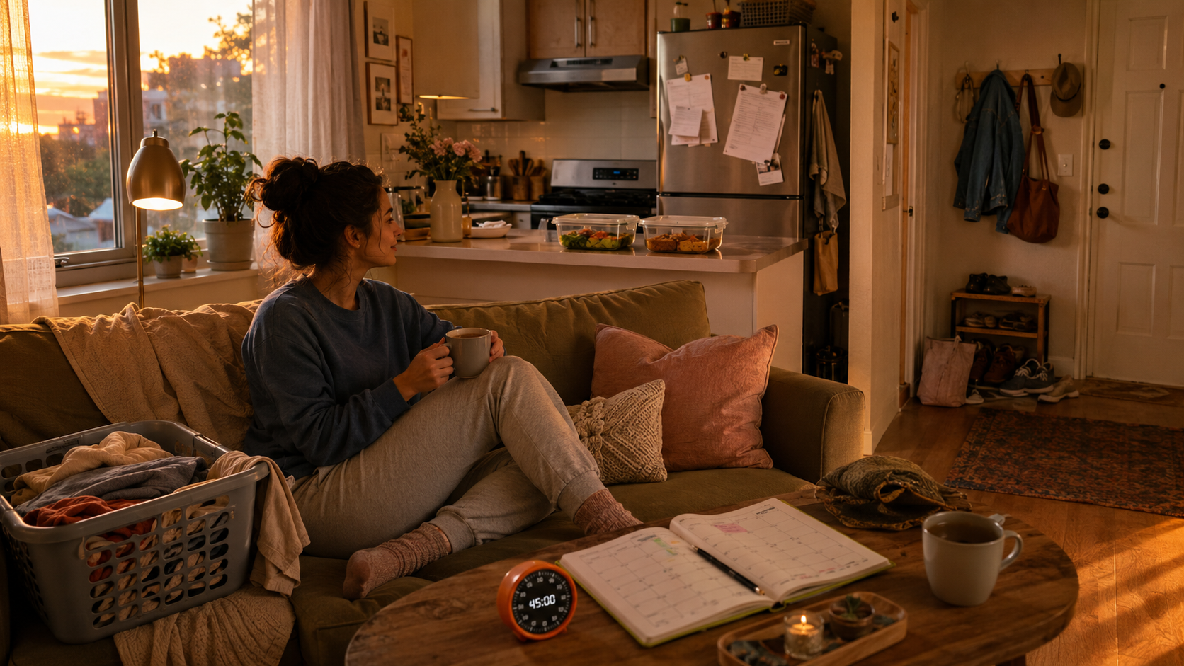 A 45-Minute Sunday Reset That Is Not a Productivity Marathon