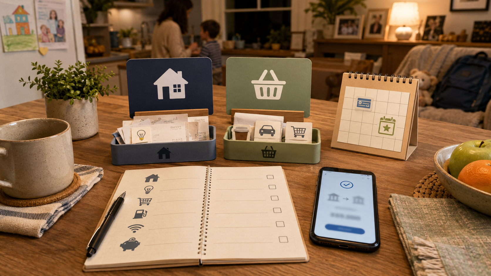 A Two-Account Paycheck System for Busy Households