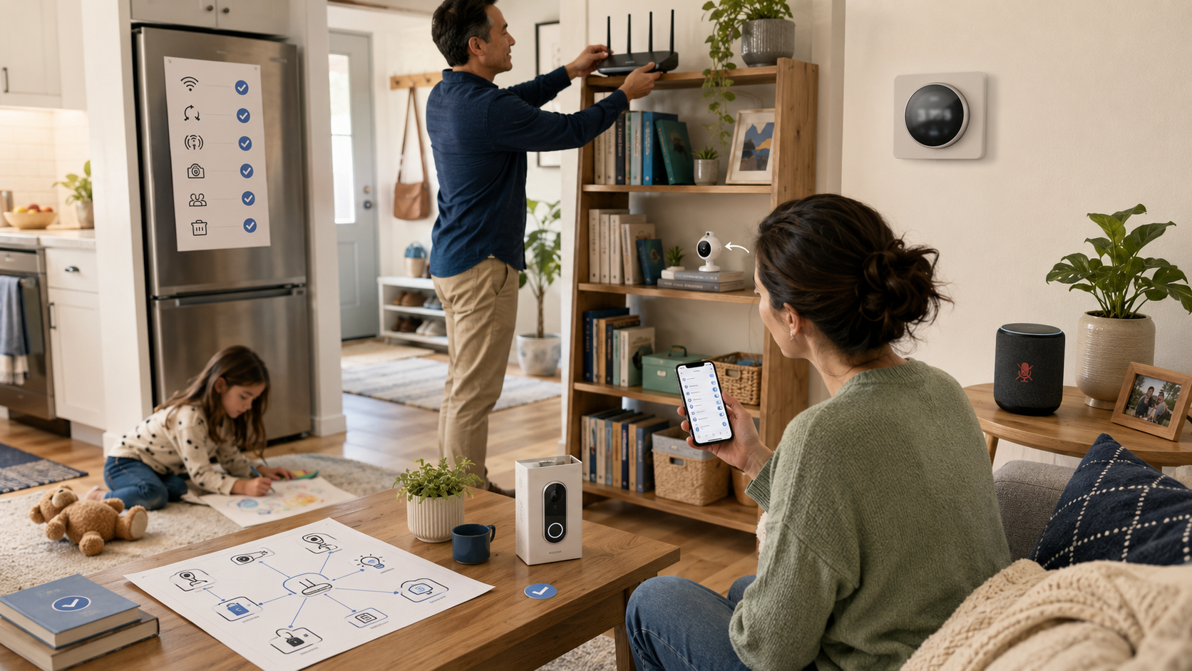 A Basic Smart Home Security Checklist for Non-Tech Families