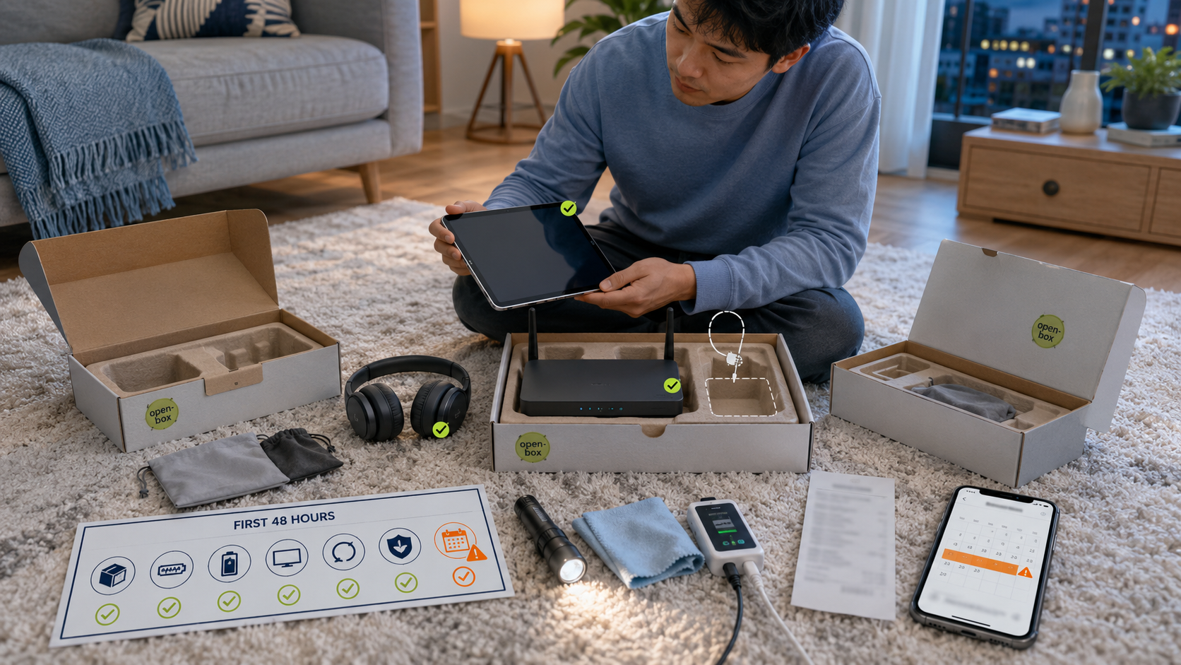 Open-Box Electronics: What to Inspect Before You Keep Them